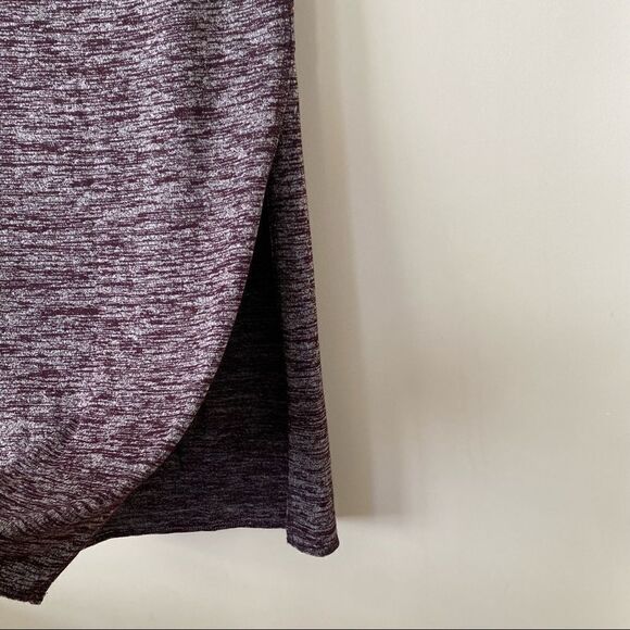 Aritiza-Wilfred Free Shields Heather Purple Midi Wrap Skirt (Medium) - Picture 5 of 8